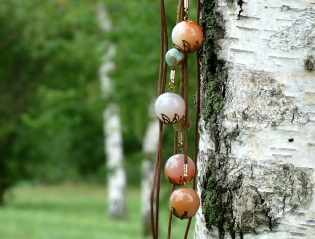 Pletený baret ve sv.hnědé barvě