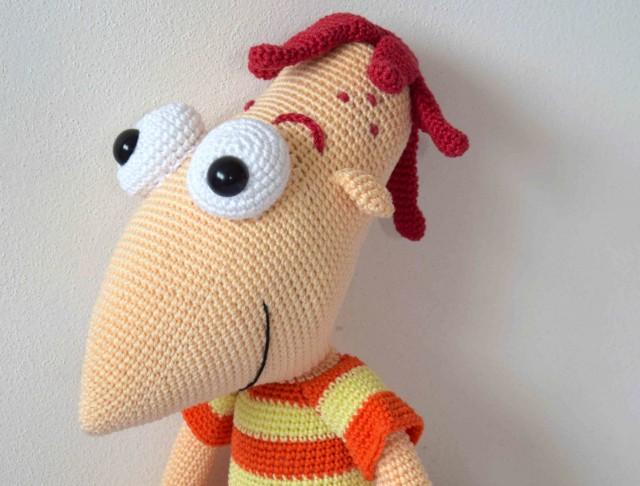 Návod na háčkovaného něm. boxera