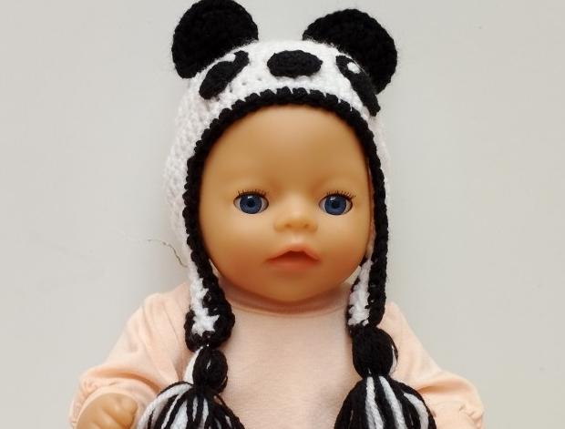 ČEPIČKA PRO PANENKU 34 AŽ 36 cm panenka čepice čepička mikina miminko miminka panenky kalhoty kabát bunda kabátek oblečky obleček chlapeček baby born tepláky bundička starší sestřička teplákovka bratříček 