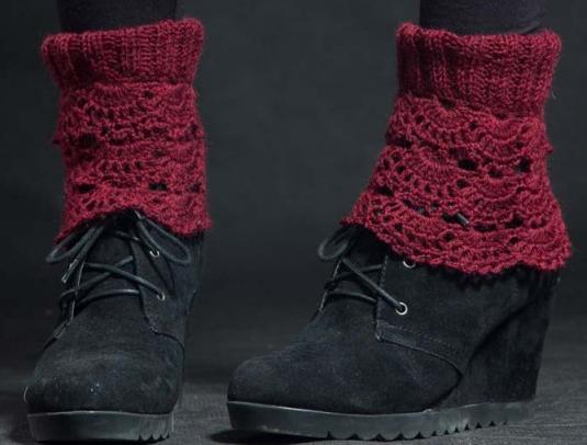 Návleky na nohy okrové 140302