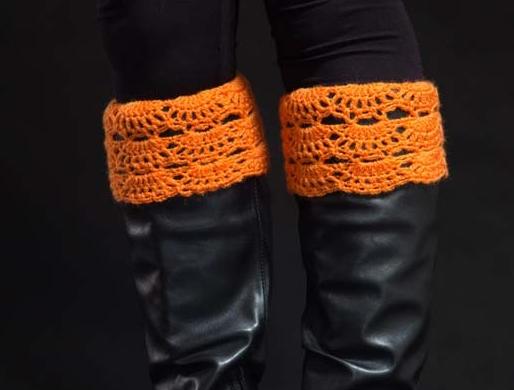 Návleky na nohy okrové 140302