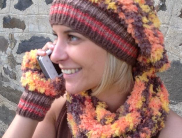 Návleky na nohy okrové 140302