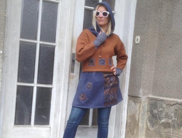 Návleky na nohy okrové 140302