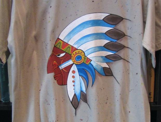 Indián, na objednávku pírka maska indián indiánské totem náčelník 
