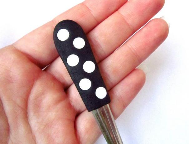 Lžička - pár puntíků zvíře puntík retro dětské dětská fimo lžíce tečka dezertní lžička polka dots 