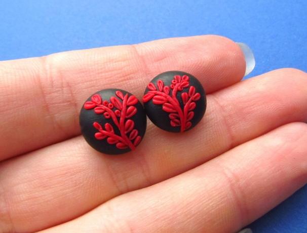 Puzetky s ornamenty náušnice elegantní jemné puzetka ornamenty puzeta zdobené 