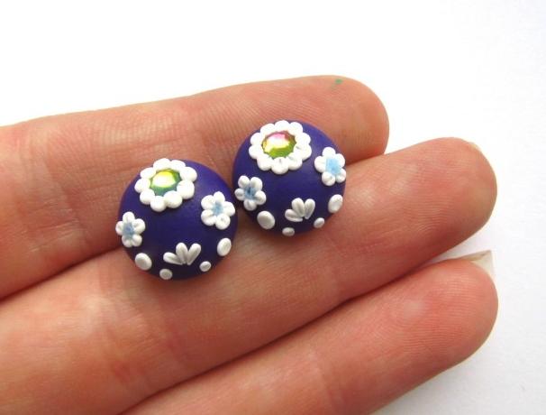 Zdobené puzety II. náušnice elegantní jemné puzetka ornamenty puzeta zdobené 