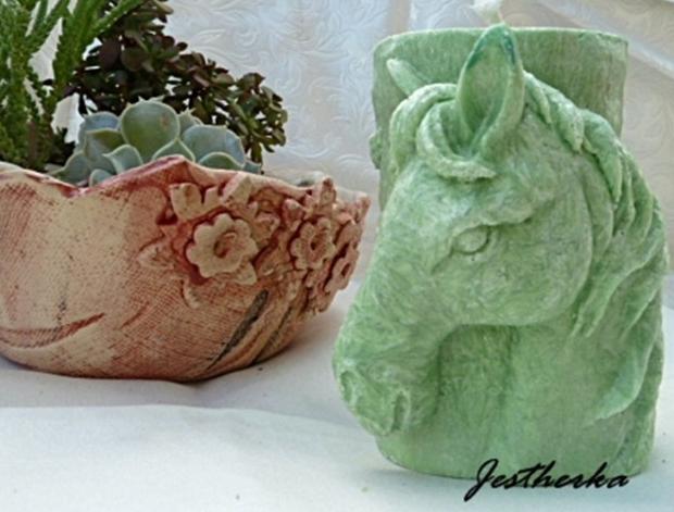 Palmová svíčka dárek oheň svíčka světlo plamen dáreček romantika teplo palmový vosk 