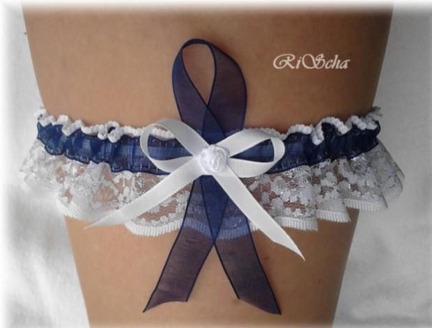 SVATEBNÍ PODVAZEK námořnická modř šperk dárek elegantní bílá láska žlutá svatba bižuterie sexy bílý svatební romantický dárkový nevěsta wedding podvazek hochzeit svatební šaty podvazkový pás korálkykrajka 