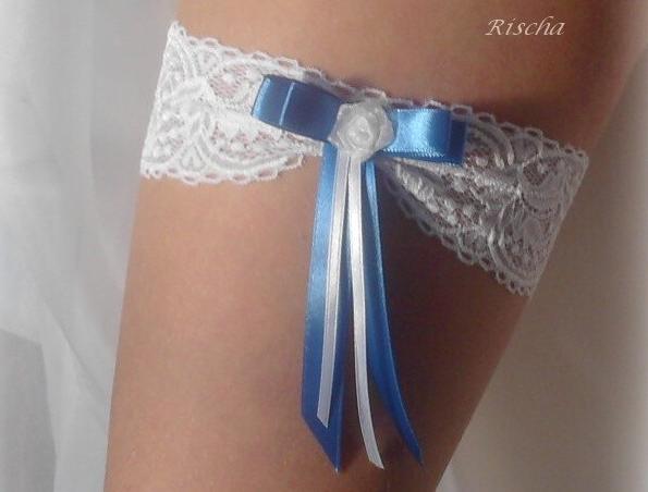 KRAJKOVÝ SVATEBNÍ PODVAZEK dárek modrá elegantní bílá svatba krajka sexy bílý svatební romantický dárkový nevěsta wedding podvazek hochzeit svatební šaty podvazkový pás 