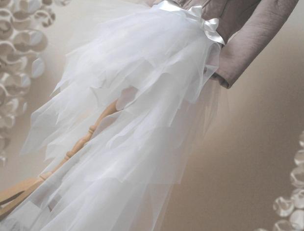 TYLOVÁ SUKNĚ bílá - nejen svatební dárek sukýnka elegantní bílá dáreček láska sukně svatba ozdoba nohy sexy bílý svatební romantický dárkový tutu nevěsta ženich tradice noha závoj wedding podvazek zvyky hochzeit svatební šaty zvyk 