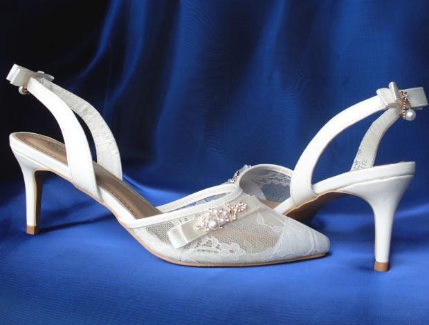 Svatební lodičky  vel. 38 , 40 bílá svatba bílý svatební dárkový nevěsta wedding podvazky hochzeit svatební šaty boty obuv lodičky dárek 