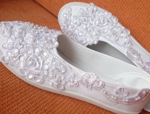 Krajkové balerínky bílá svatba bílý svatební boty tenisky dárkový balerínky nevěsta baleríny kecky wedding podvazky hochzeit svatební šaty boty obuv lodičky dárek 