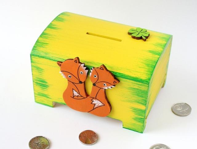 Pokladnička s lachtanem a slonem