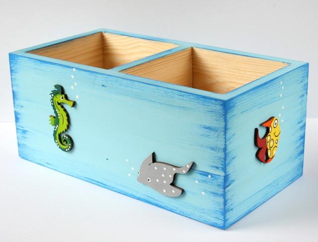 Pokladnička s lachtanem a slonem