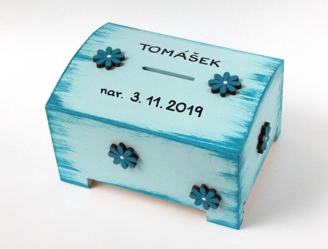 Pokladnička s lachtanem a slonem