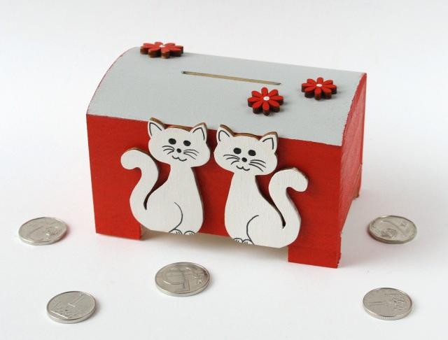 Pokladnička s lachtanem a slonem