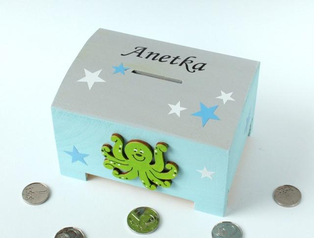 Pokladnička s lachtanem a slonem