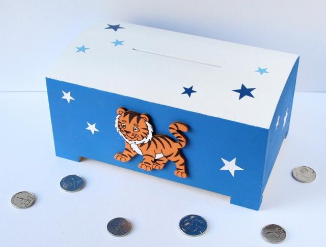 Pokladnička s lachtanem a slonem