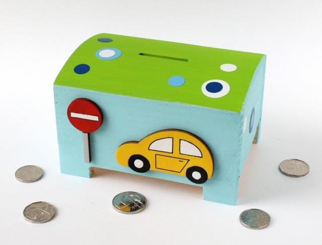 Pokladnička s lachtanem a slonem