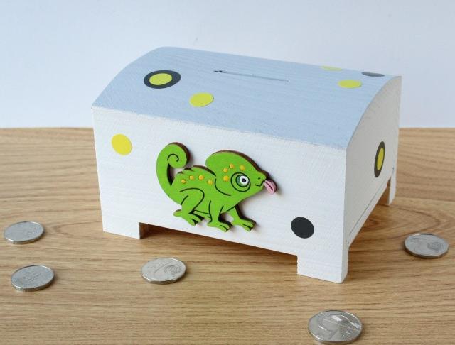 Pokladnička s lachtanem a slonem