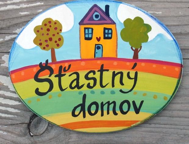 Cedulka na dveře malované cedulka originál 