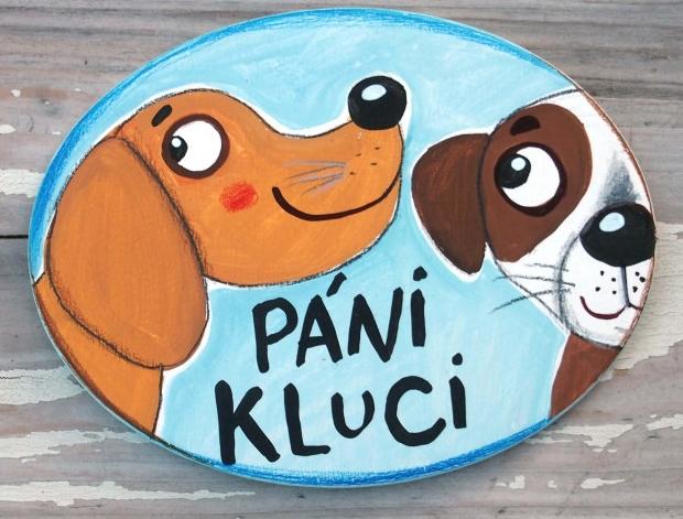 Cedulka na dveře malované cedulka bulík originál zašívárna lenošení 