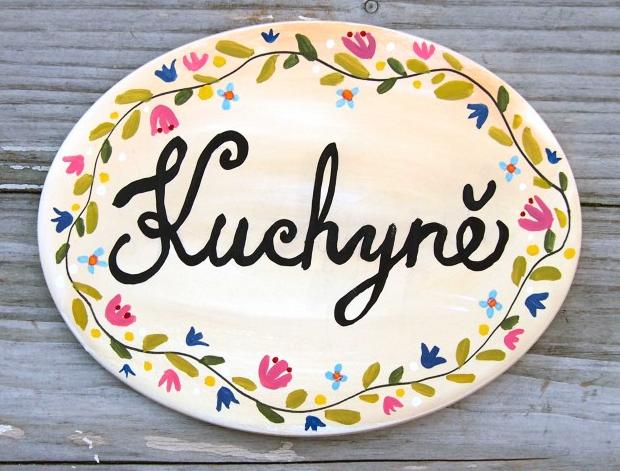 Cedulka na dveře cedulka veselé originál malvice cedulka na dveře 