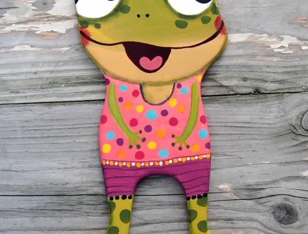 Žabka žába léto originál žabák 