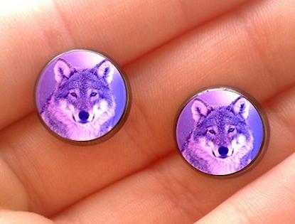 Nahlédni do vlčí duše - náušnice