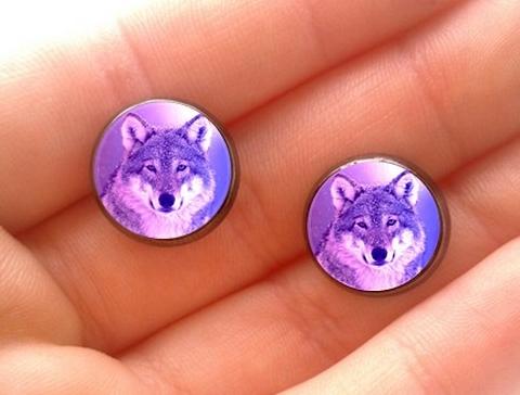 Nahlédni do vlčí duše - náušnice