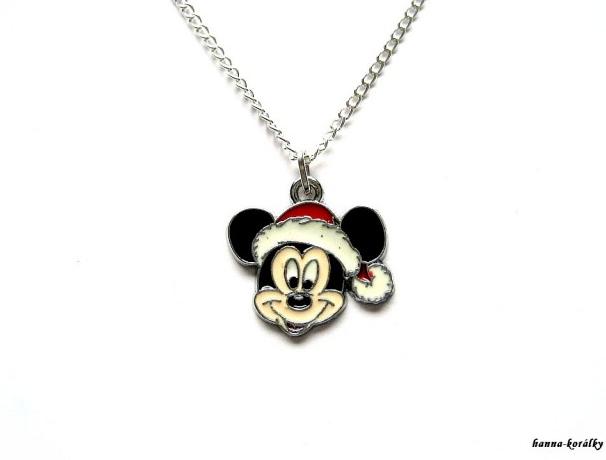 Řetízek Santa Mickey - myšák Miky
