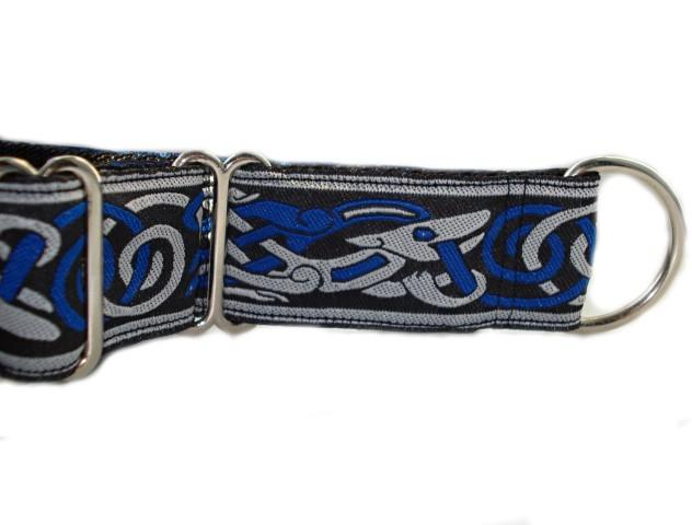 Obojek Blue Celtic Dog šíře 3 cm