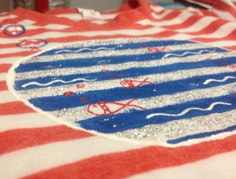 Tričko pro malou námořnici