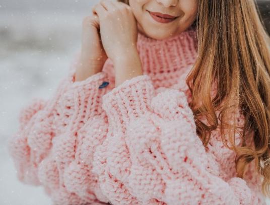 Bubble sweater yellov