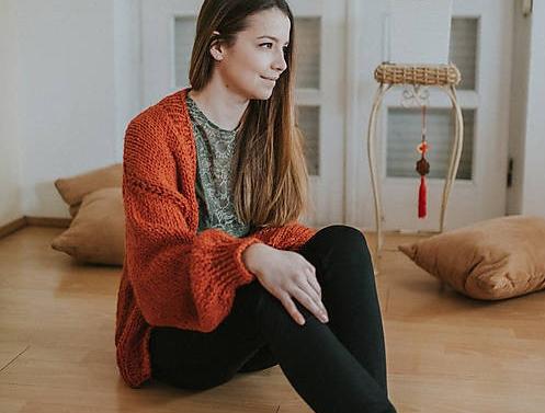 Bubble sweater yellov