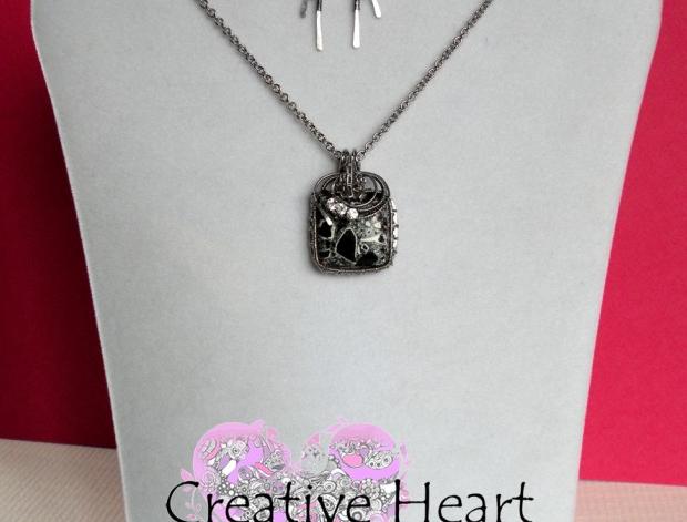 Black & white - sada šperků