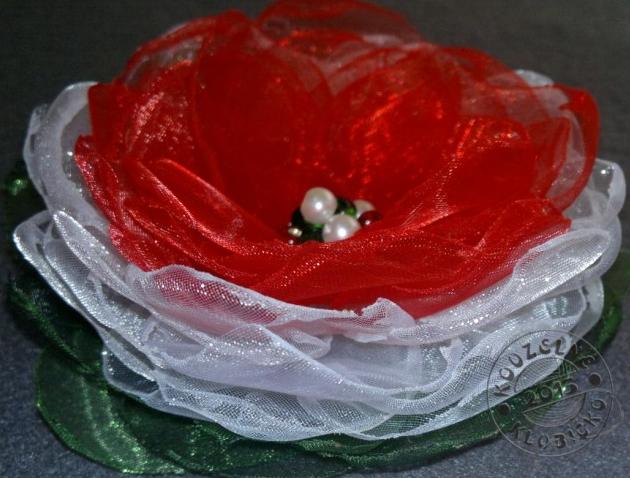 Cylindr na auto zdob. tm.modrá/bílá