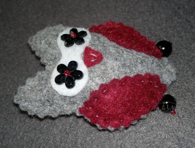 Cylindr na auto zdob. tm.modrá/bílá