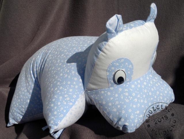 Cylindr na auto zdob. tm.modrá/bílá