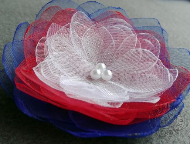 Cylindr na auto zdob. tm.modrá/bílá