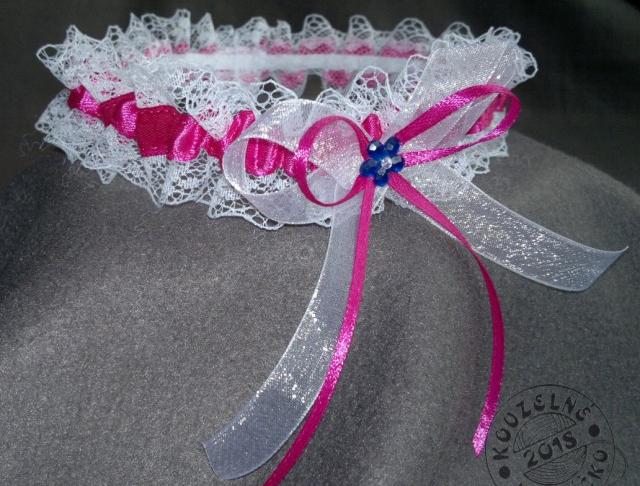 Cylindr na auto zdob. tm.modrá/bílá