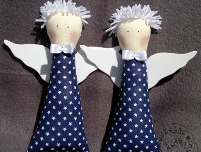 Cylindr na auto zdob. tm.modrá/bílá