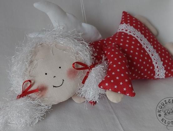 Cylindr na auto zdob. tm.modrá/bílá