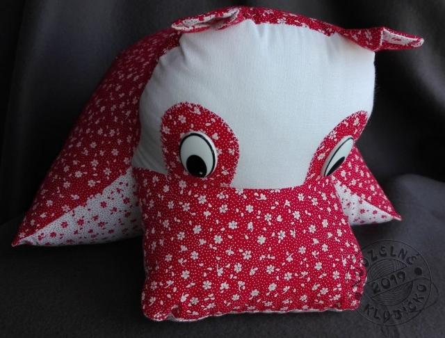 Cylindr na auto zdob. tm.modrá/bílá