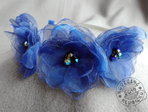 Cylindr na auto zdob. tm.modrá/bílá