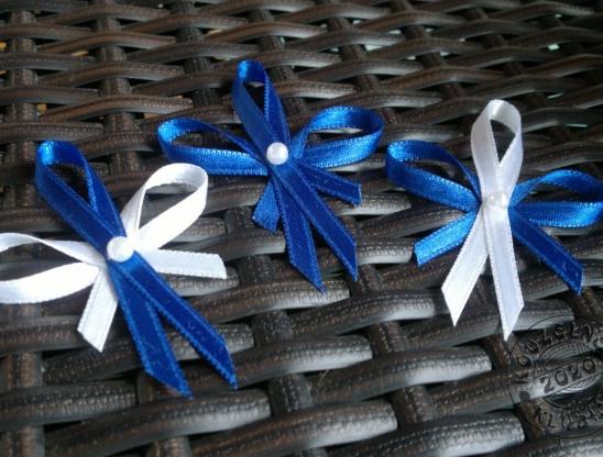 Cylindr na auto zdob. tm.modrá/bílá