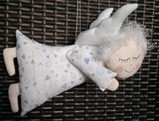 Cylindr na auto zdob. tm.modrá/bílá