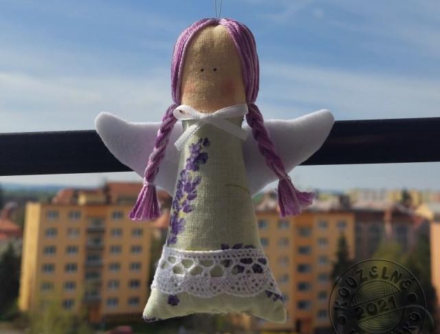 Cylindr na auto zdob. tm.modrá/bílá