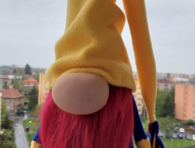 Cylindr na auto zdob. tm.modrá/bílá